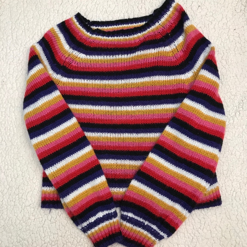 Bright colored sweater